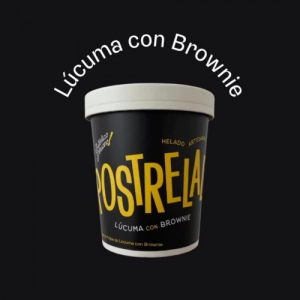 Lúcuma con Brownie